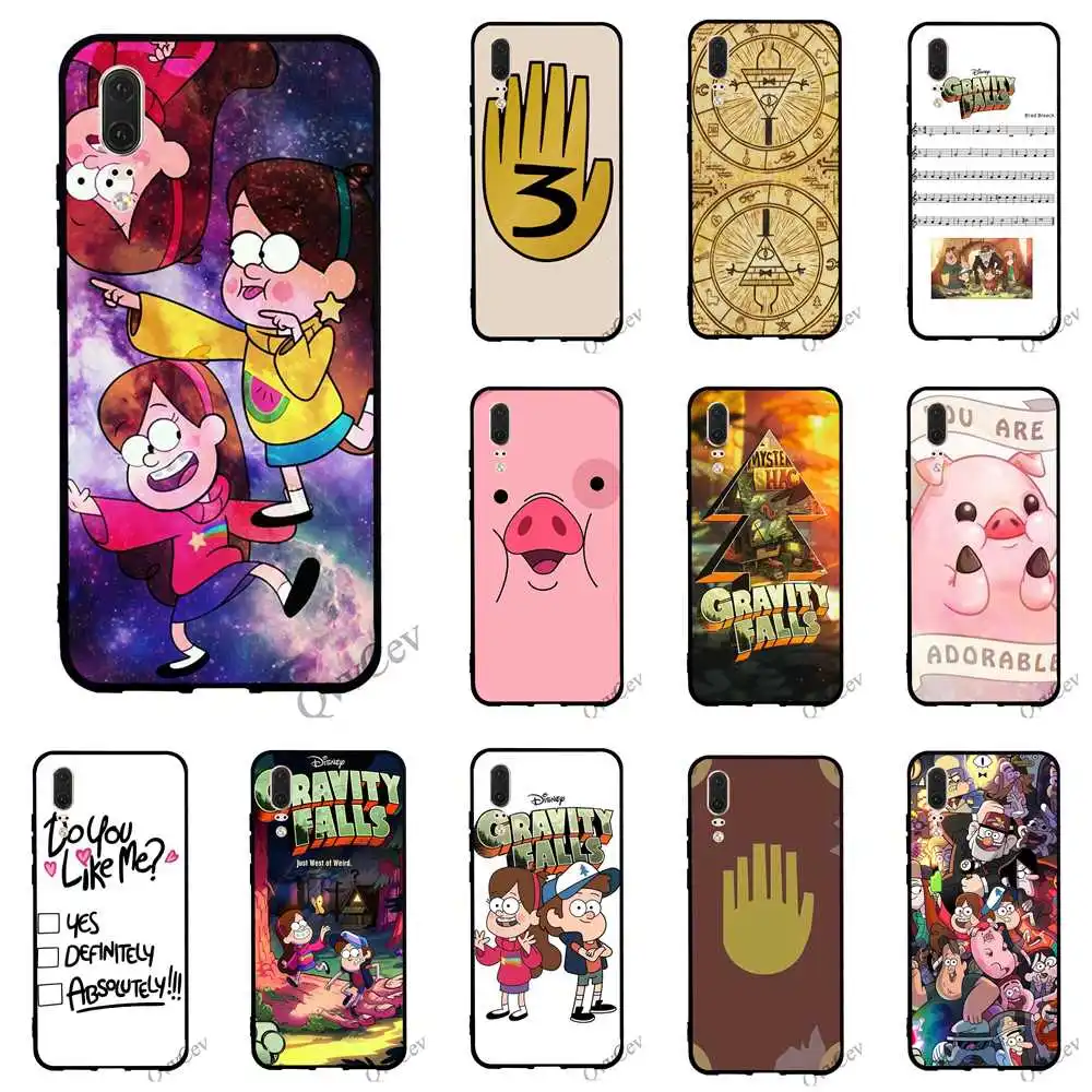 

Shockproof Gravity Falls Phone Cover for Huawei P9 Lite Mini Case P8 P20 Pro P10 P Smart Mate 10 20 Covers Skin