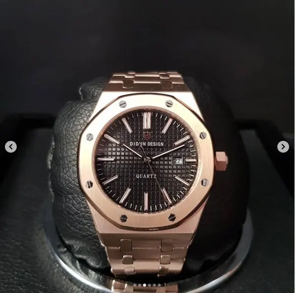 

Didun Mens Watches Top Brand Luxury quartz Watch Business Military Waterproof wristwatch stainless strap Masculino