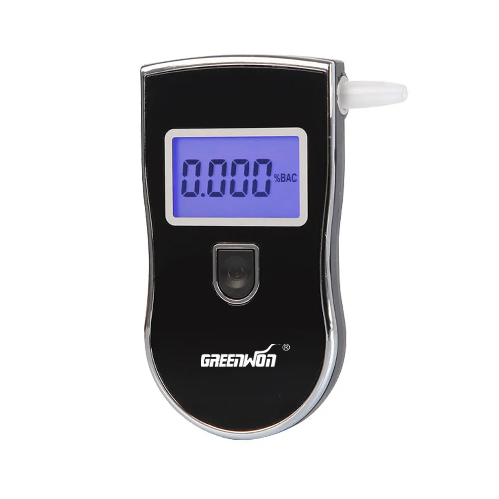 Запатентованный черный цифровой Alco тест на алкоголь анализатор дыхания детектор Алкотестер тест er тест