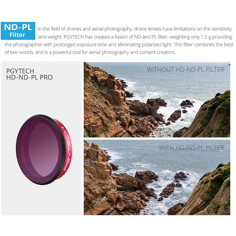 PGYTECH DJI Osmo Action Camera Lens Filters Kits