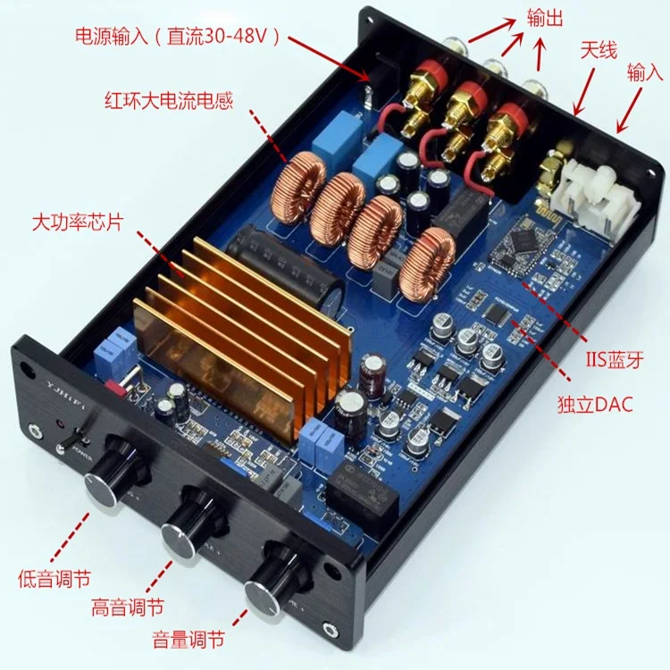 Готовые TPA3255 2,1 класса D усилитель PCM5100 ЦАП CSR64215 Bluetooth IIS AMP