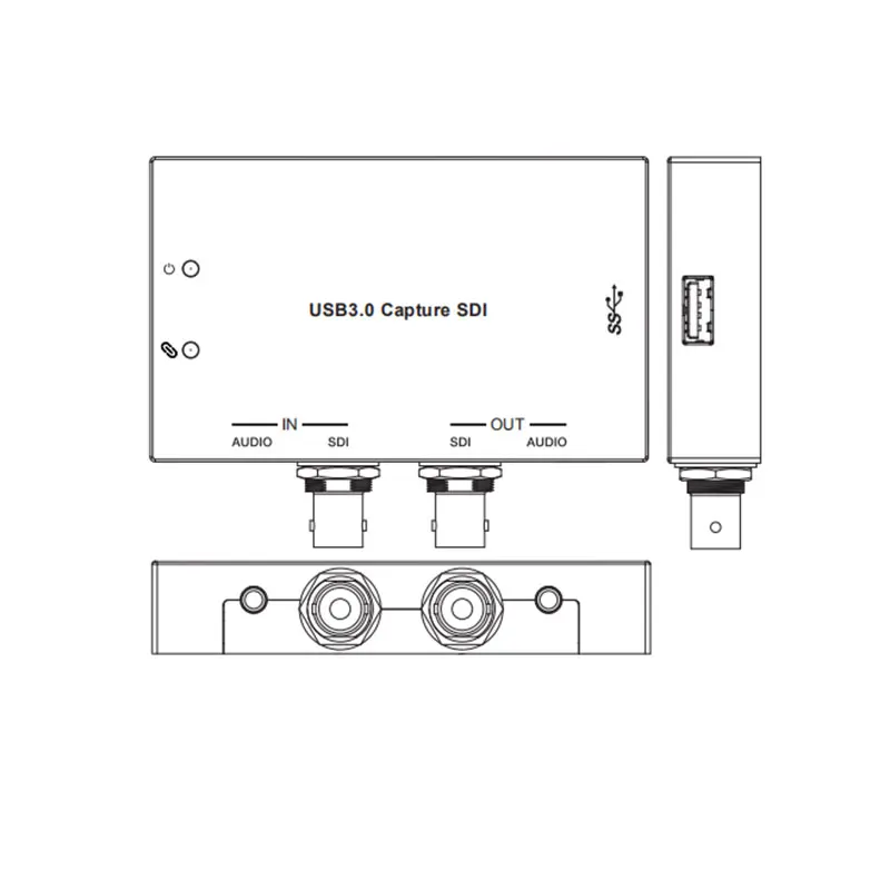 USB3.0 3G/HD/SD SDI к USB карте видеозахвата FPGA Dongle потоковая трансляция игр в реальном
