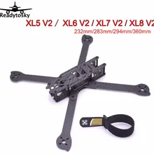 Труба из углеродистого волокна 3K полностью из углеродного волокна, труэкс XL5 V2 232 мм/XL6 V2 283 мм/XL7 V2 294 мм/XL8 V2 360 мм/XL9 V2 390 мм 4 мм рама для фристайла для видом от первого лица