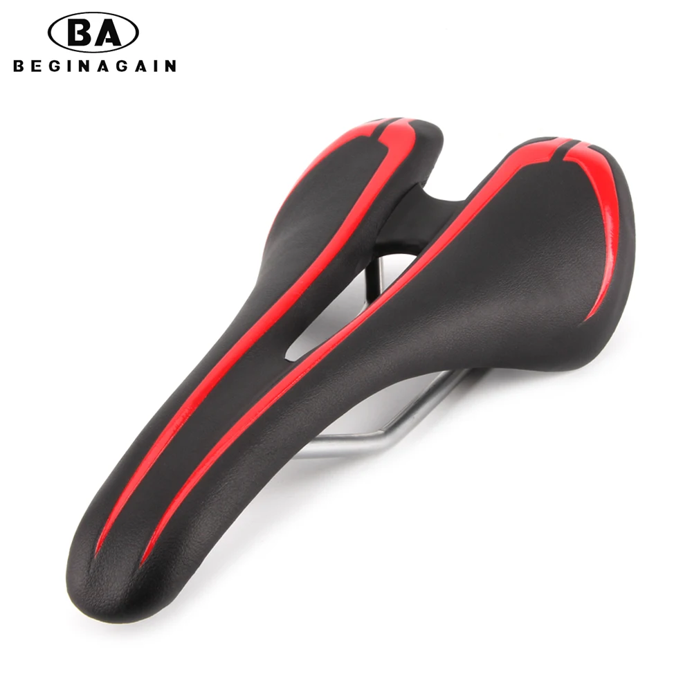 

BEGINAGAIN Road Bike Seat Bicycle Saddles Cycling Soft Tapete Cr-Mo Steel Cushion For MTB/Road/BMX Riding Seat for Bikes
