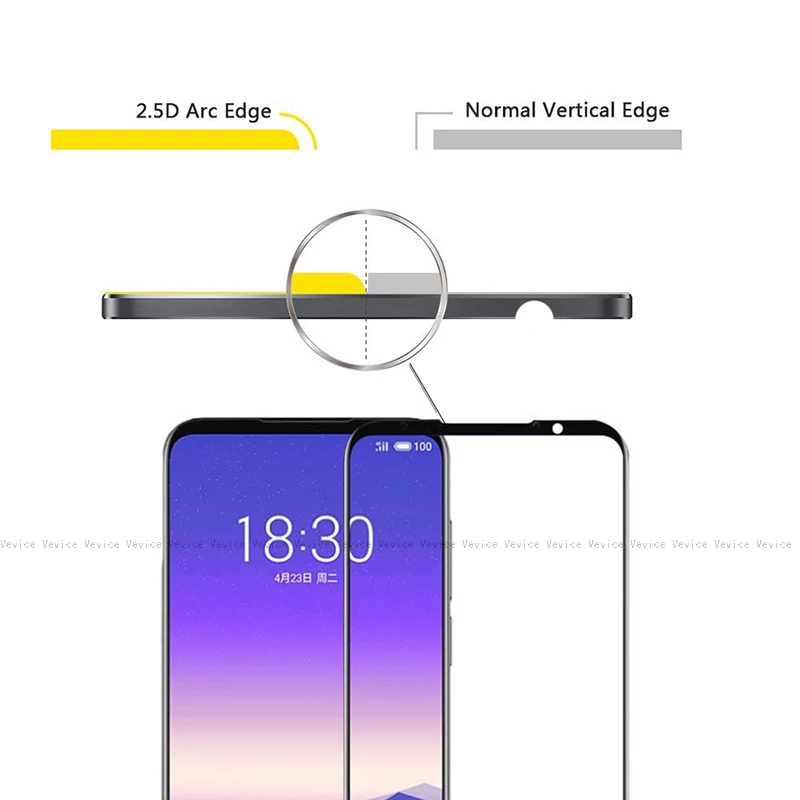 Закаленное стекло для Meizu 16S 16X 16th 16 15 M6 Note X8 M8C 9H Защитная пленка экрана против