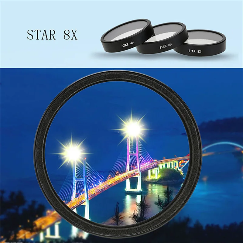 Для DJI Phantom 3 Advanced Professional для 4 камеры Gimbal Lens 4X 6X 8X Star Filter Standard|star filter|filter ndnd filter |