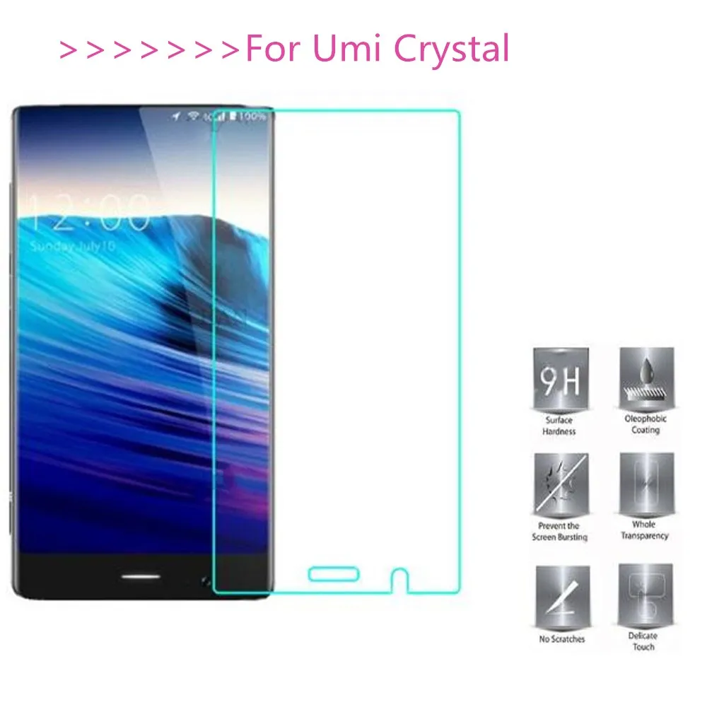 Umidigi Crystal Tempered Glass Protector High Quality Premium 5.5 inch 2.5D 9H Screen Film Accessories for Umi | Мобильные телефоны