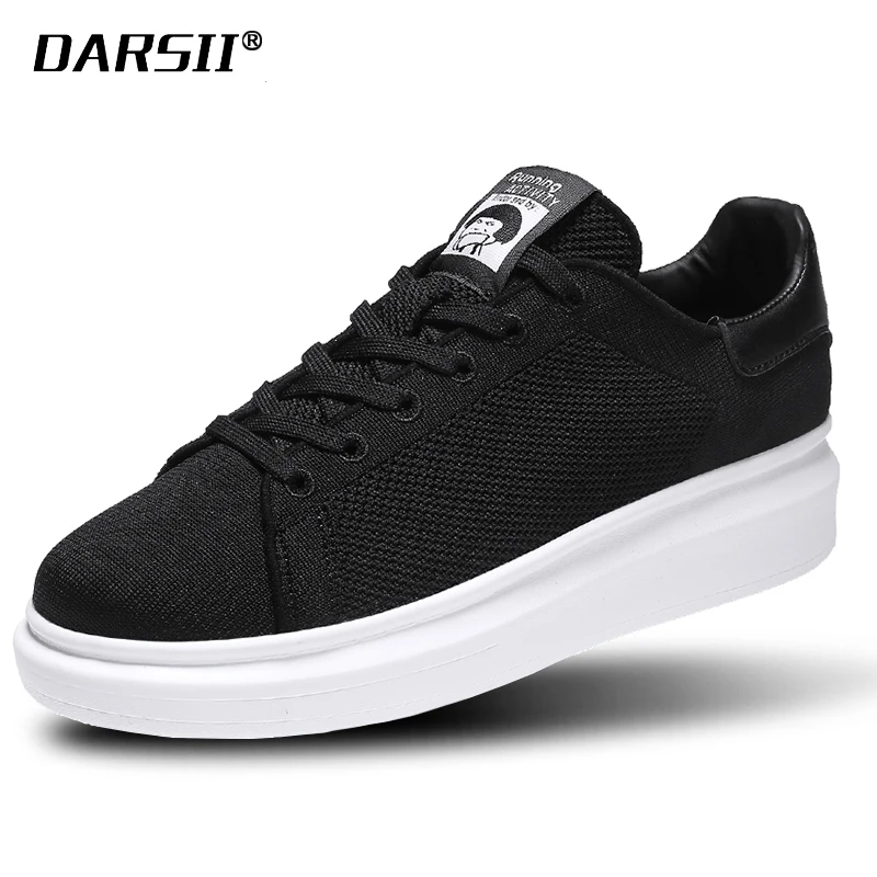 

DARSII Increase 5CM Ladies Platform Shoes Breathable Mesh Women Espadrilles Lace-up Walking Training Footwear Sapato Feminino 39