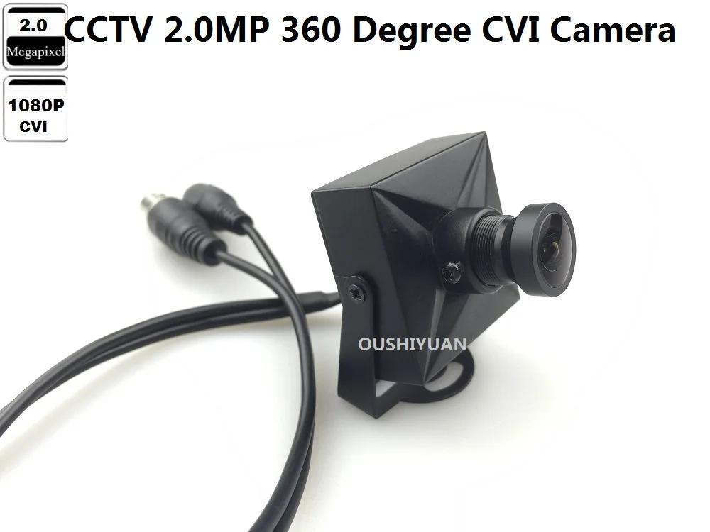 

CCTV HD-CVI 2.0MP 1080P Fisheye Full View Wide Angle 360 Degree Mini CVI Camera