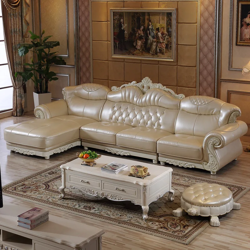Stylish Living Room Sectional Fabric Sofa Stylish living room, Living room secti