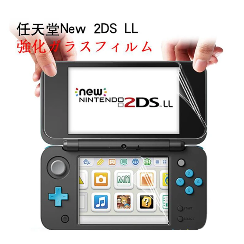 Для новых 2DS LL/ 3DS XL/nintendo Switch/2DS 9 H закаленное стекло HD Прозрачный Кристалл ЖК дисплей экран Защитный протектор плёнки фильтр