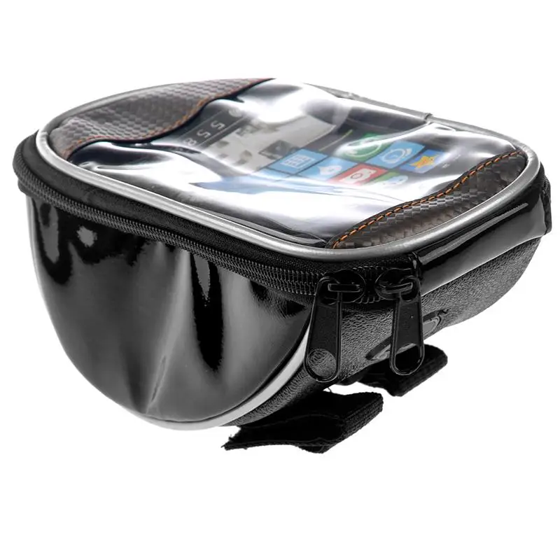 Discount Portable Waterproof Bike Bicycle Handlebar Frame Front Tube Cellphone Bag Tools Bag for iPhone /Samsung /HTC 9
