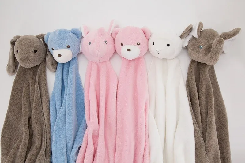 Детское одеяло комплект постельного белья для пеленки для новорожденных Tapete Infantil Cobertor Bebe Animal Manta 76* 76m250g KF009-1