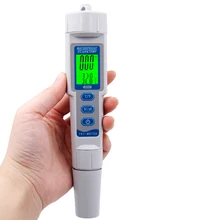 Waterproof Digital 3 in 1 PH EC 0.01 Meter with Automatic temperature compensation for aquarium