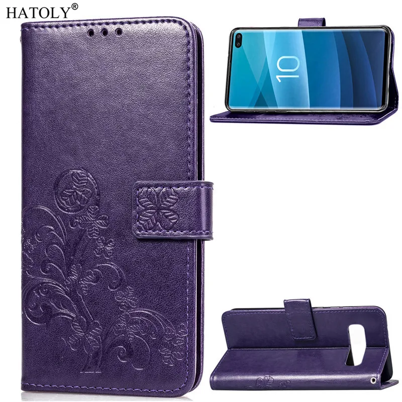 Phone Case For Samsung Galaxy S10 Plus Cover Flip Case For Samsung Galaxy S10 Plus Case Silicone Leather Wallet Phone Case Funda