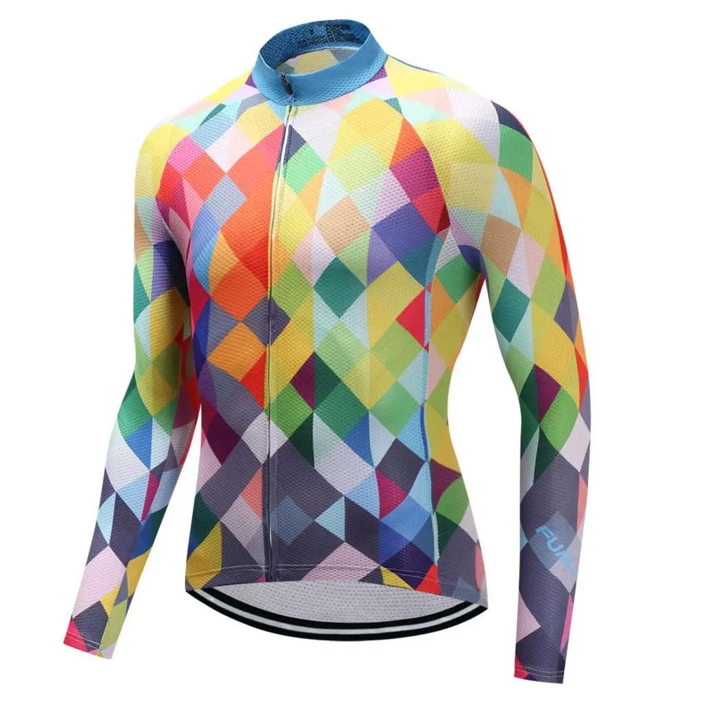 

Men's autumn Ropa Ciclismo Pro Team 2018 New FUALRNY Cycling Jersey Long Sleeve Bike Clothing Bicycle Shirt Maillot MTB Clothes