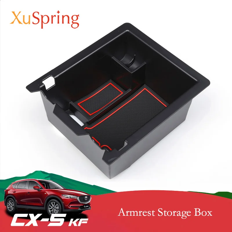 

Car Console Armrest Center Storage Box Container Glove Organizer Case For Mazda CX-5 CX5 2017 2018 2019 KF Car Styling