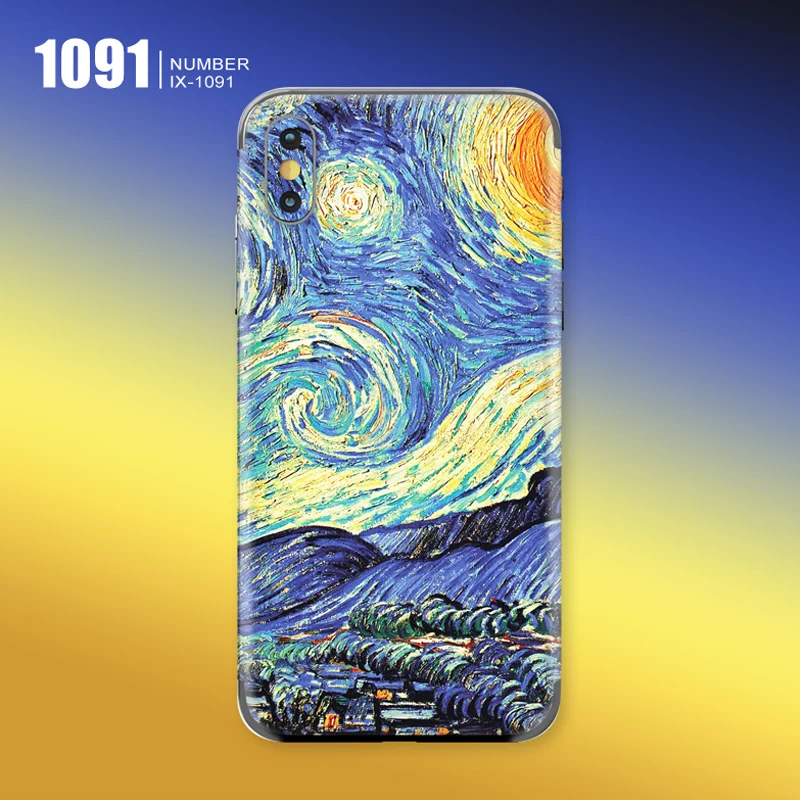 GOOYIYO для iPhone X XR XS Max стикер телефона Роскошные DIY персональная наклейка 3 м