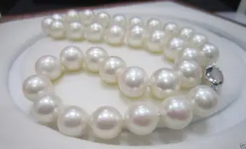 

10-11mm Natural White SOUTH SEA Pearls Necklace 17"