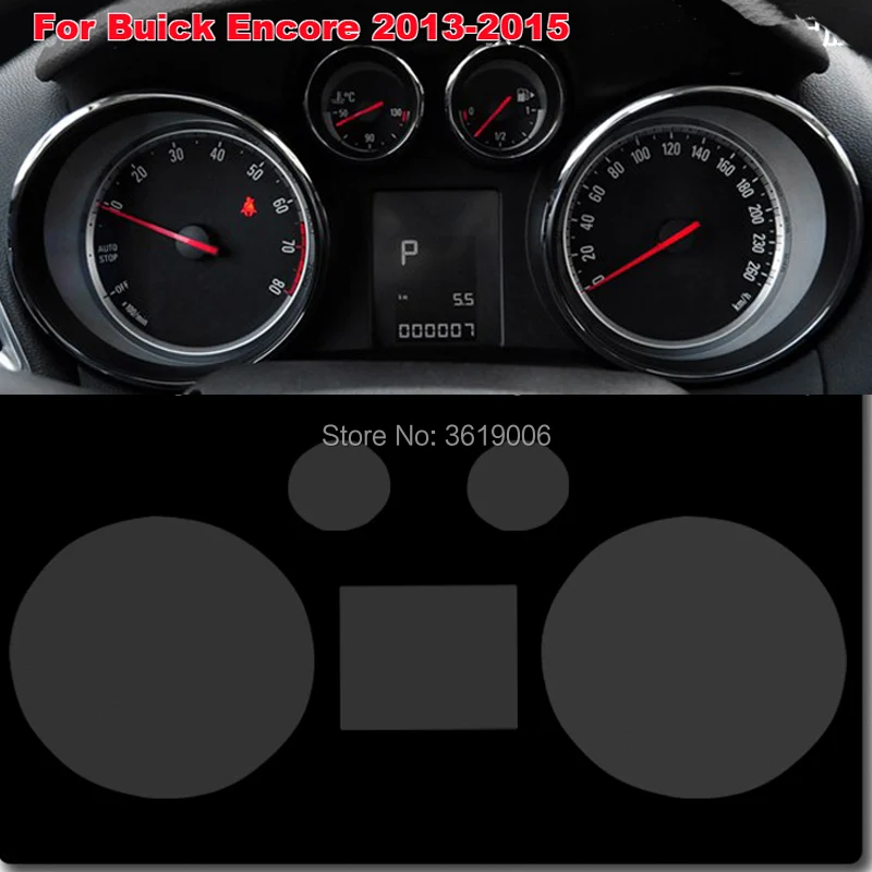 

TOMMIA For Buick Encore 13-15 Screen Protector HD 4H Dashboard Protection Film Anti-scratches Car Sticker