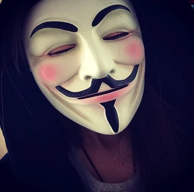 Горячая распродажа! маскарадные маски для команды "вендетта" guy fawkes, маска на Хэллоуин, Высококачественная маска из смолы, 16*19 см, 345 г