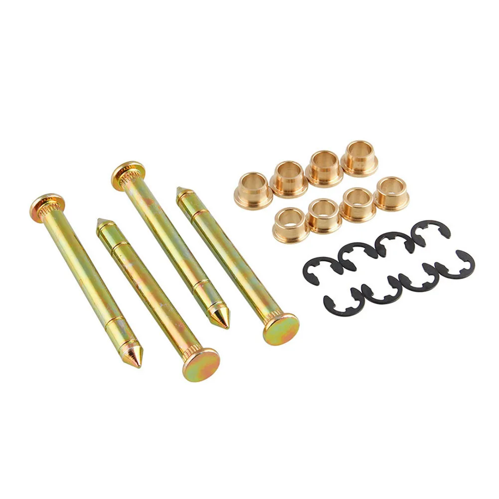 Front Upper Lower Door Hinge Pins Bushings Lock Nuts Kit Set for Accord