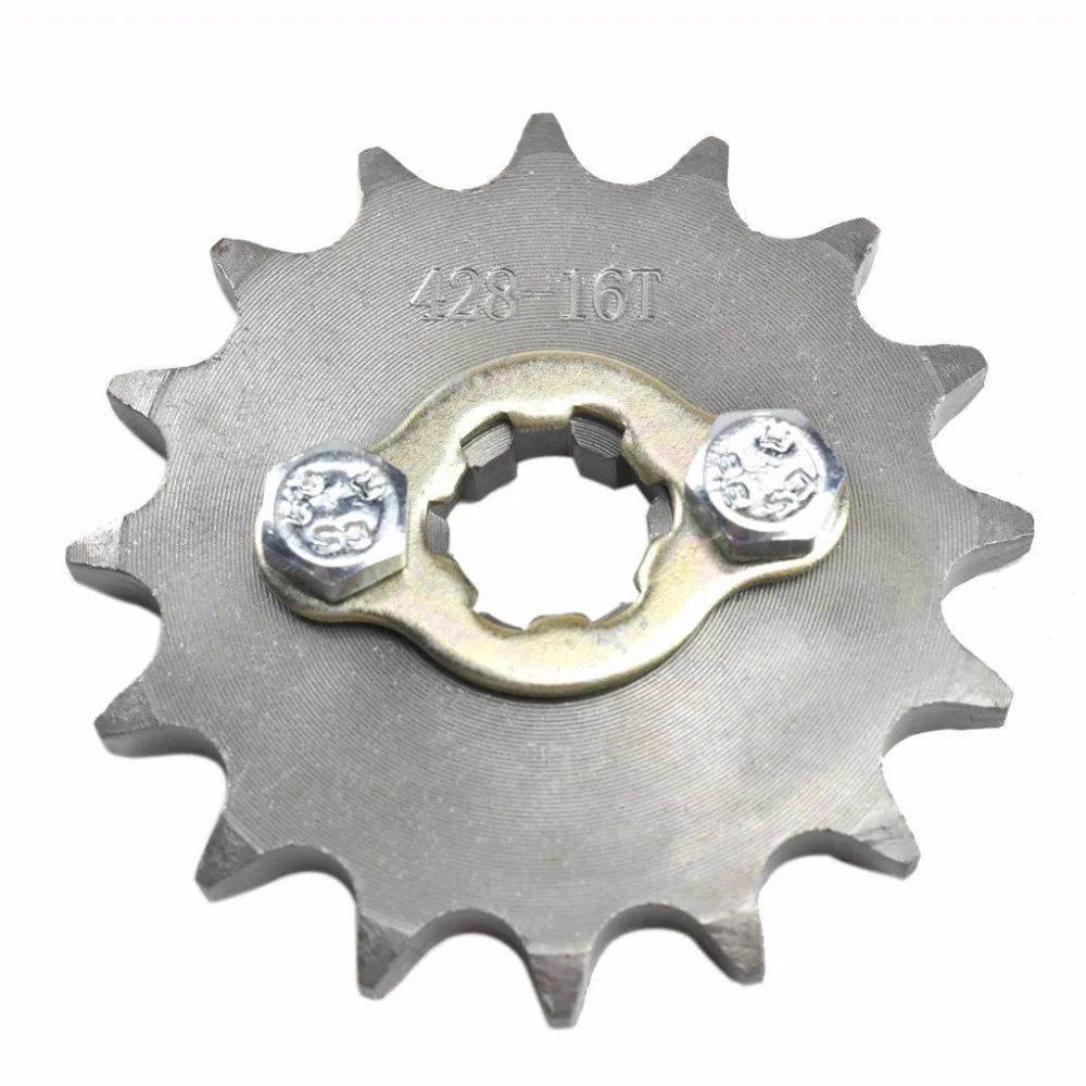 

MYMOTOR 428 16T Tooth 17mm Front Engine Drive Sprocket Lifan YX Loncin Zongshen Pit Bike