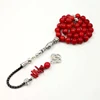 Women's Rosary Muslim Natural coral and coral reef tassel Tasbih Eid gift For wife Everything is new Fashion Women's Bracelets ► Photo 3/6