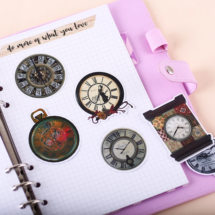 

31pcs Creative cute self-made Decorative tools retro clock scrapbooking stickers /decorative sticker /DIY craft photo albums