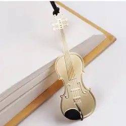 1 шт Западный инструмент книга марка Винтаж металлическая музыка закладки труба канцелярские принадлежности для скрипки школьные