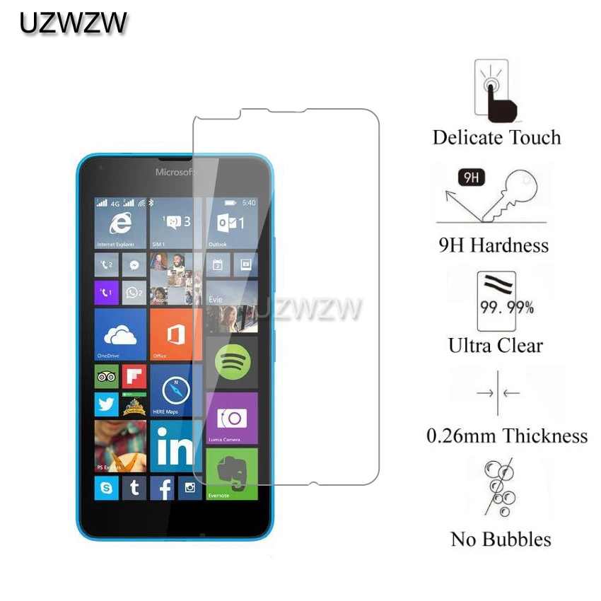 2 шт 9H 2.5D Премиум Закаленное стекло для Nokia microsoft Lumia 640 Защитная пленка для экрана стекло для Nokia Lumia 640 стекло