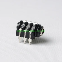 10pc 1 4 Cliff 6 35 Phone Jack 6pin PCB Headphone Audio Tube Amp Guitar Mono