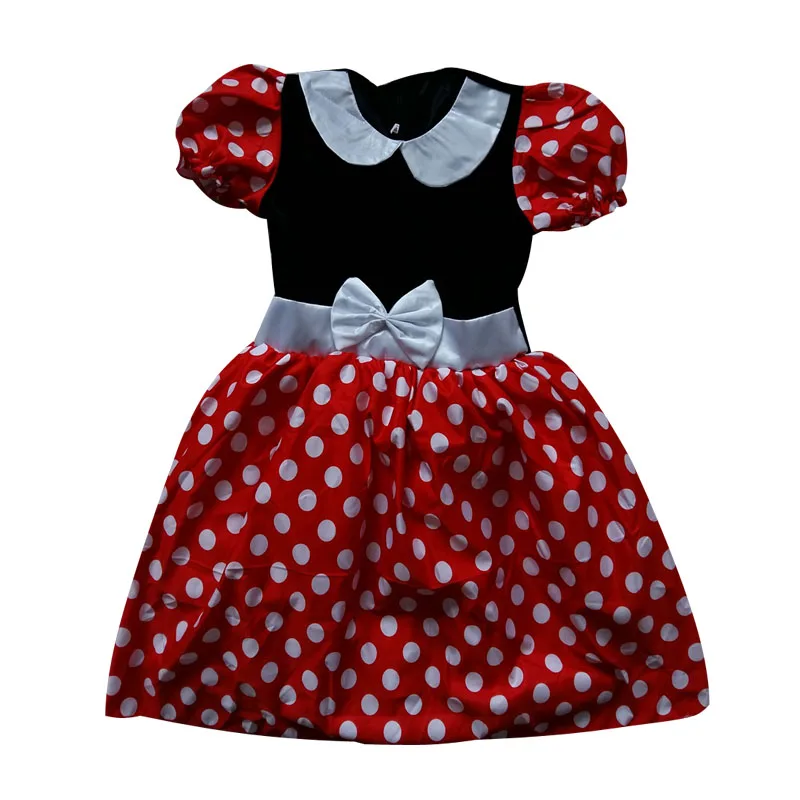 

Tiange Party Kids Cartoon Minnie Party Dress Fancy Costume Cosplay 2019 Girls Minnie Dress+Headband 9M-10Y Infant Baby Clothes