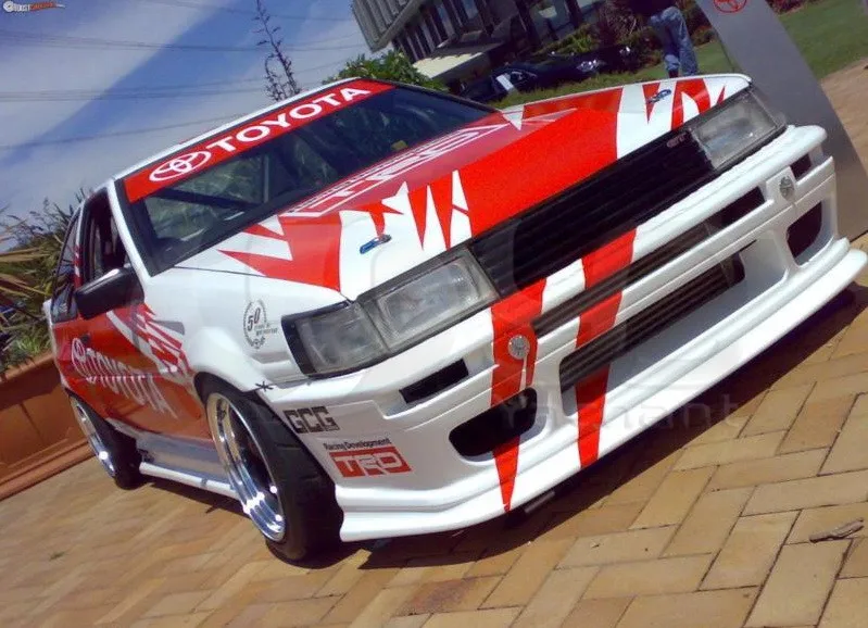 1983-1987 Toyota Corolla AE86 Levin Dmax Style Front Bumper FRP (10)