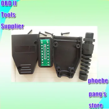 Beste FINETRIP Fabriek Prijs! Hoge Kwaliteit Universele 16Pin 16 pin OBDii OBD2 J1962 Connector Male Plug Adapter 1 Stuk