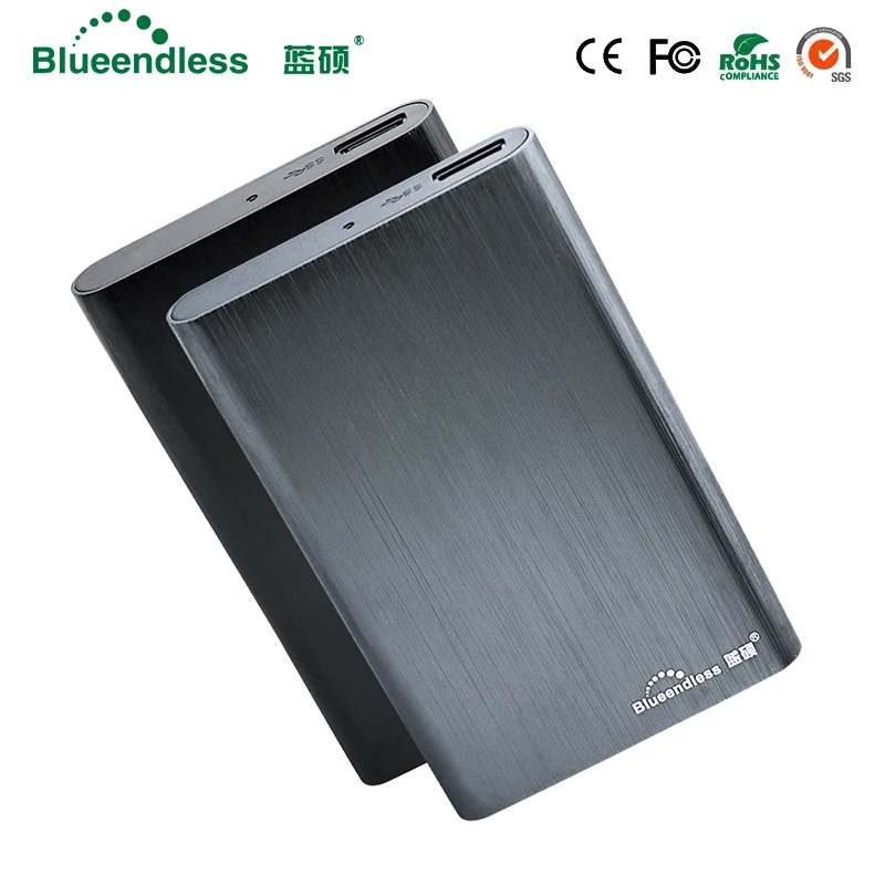 New product T6U3 Aluminum External hard drives usb 3.0 sata hdd case 6gb/s speed high quality Hard Drive 2.5\