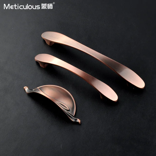 Best Price Meticulous Zinc Alloy Handle Pull Arch Shape Red Copper Knob Door Drawer Cabinet Wardrobe for Kitchen Furniture Decoration Best Price Meticulous Zinc Alloy Handle Pull Arch Shape Red Copper Knob Door Drawer Cabinet Wardrobe for Kitchen Furniture Decoration