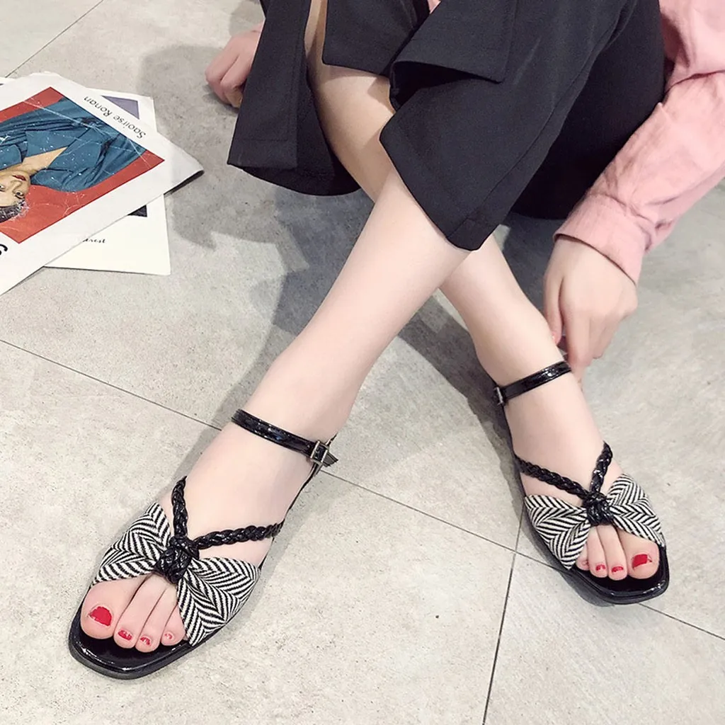 

shoes woman 2019 Women‘s Platform Sandals Fashion Fish Mouth patchwork Summer Open Toe Shoes Roman Sandals Casual Shoes