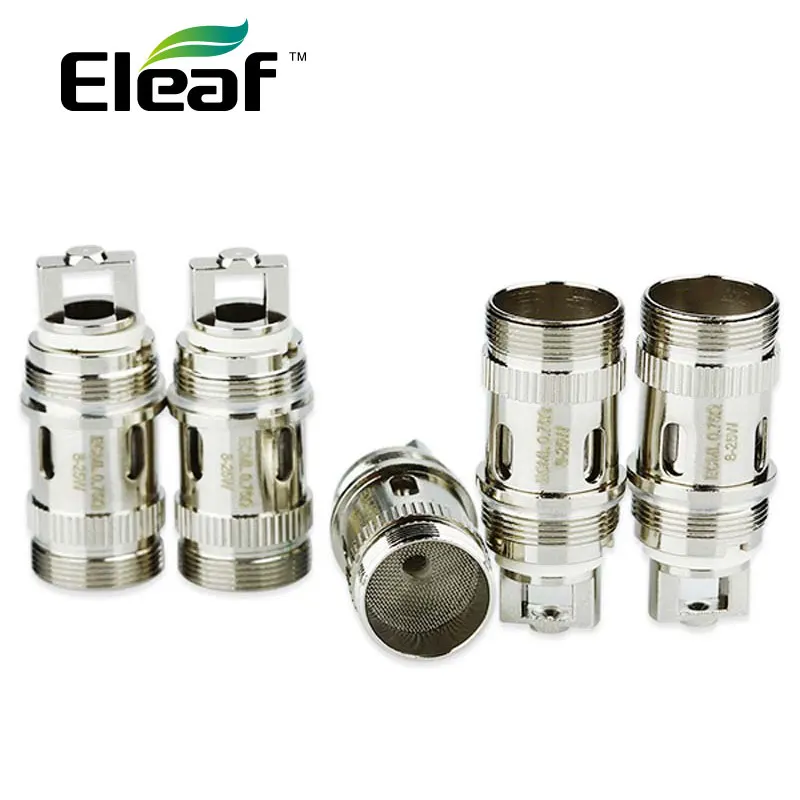 Оригинальная катушка Eleaf ECML 5 шт. 0 75 Ом для атомайзера Melo 3 Nano/iJust S/ iJust 2/ 2 mini/Melo 2/Melo