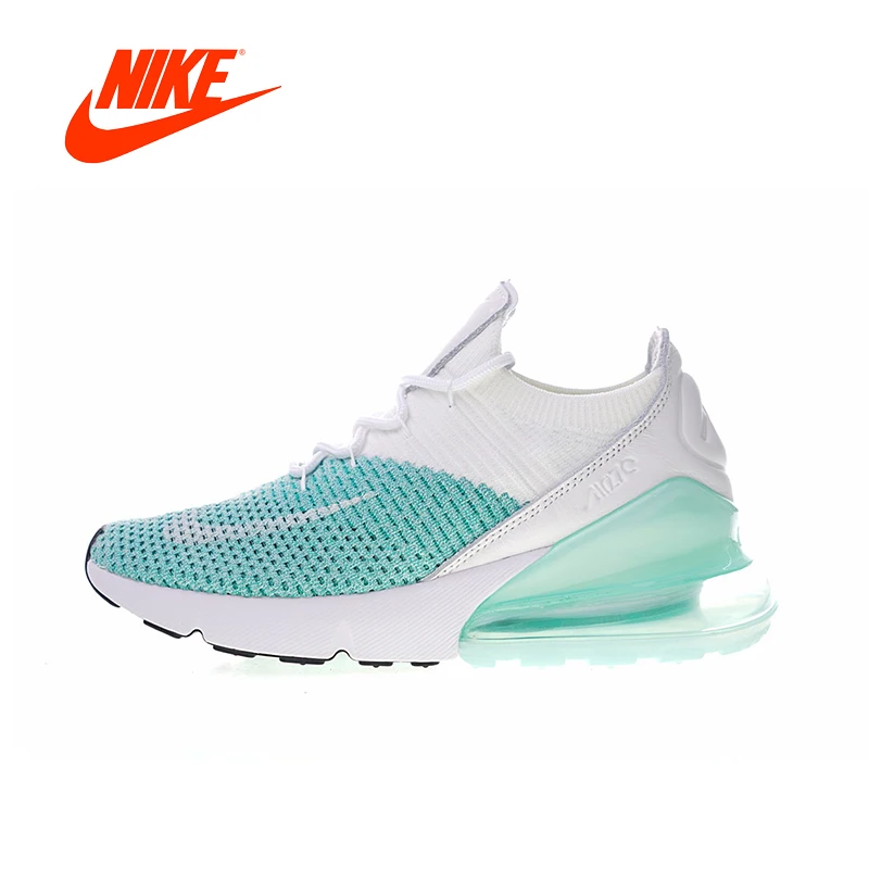 Original New Arrival Authentic Nike Air Max 270 Flyknit Women's Running Shoes Sport Outdoor Sneakers Good Quality AH6803-301