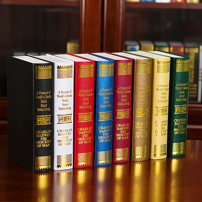 8 قطعة مجموعة جينغمى/الأوروبية الرجعية داروين الديكور التصوير الدعائم الكتب خزانة واحدة وهمية الديكور نموذج المحاكاة