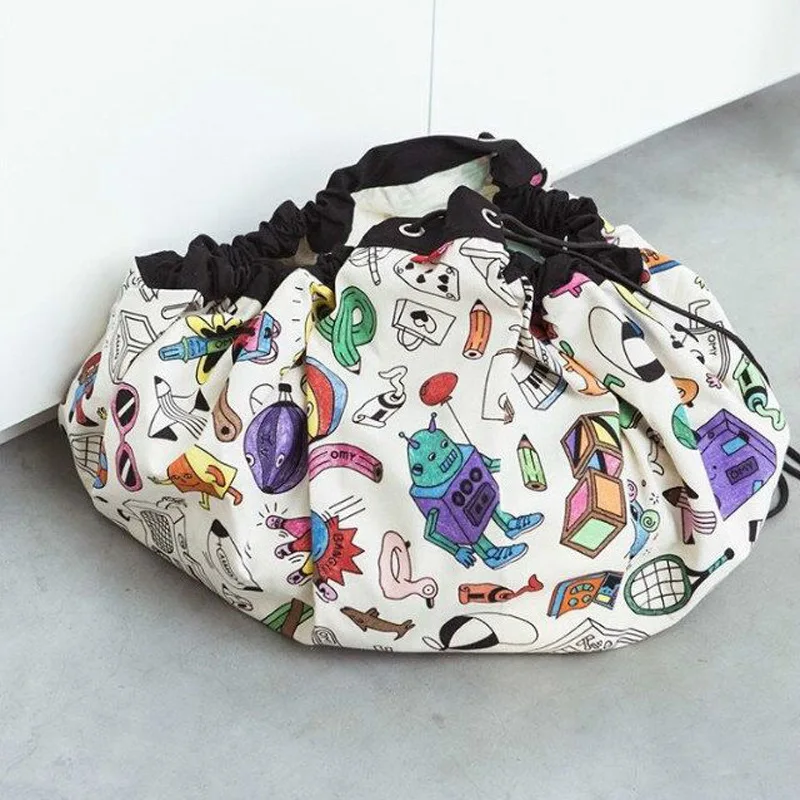 Jogo para as Crianças Bolsa de Armazenamento Esteira do Jogo Crianças Brincam Esteiras Desenham & Faça Você Mesmo Graffiti Menina Meninos Brinquedo Educativo Ins 4 Brinquedos p desenhar
