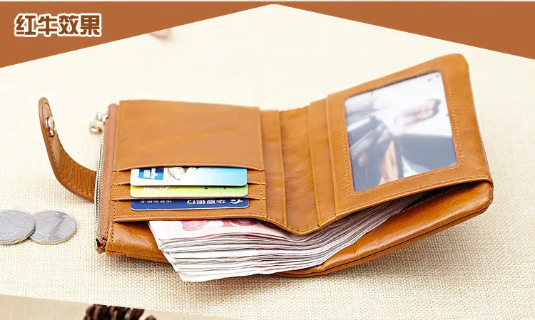 Lomelobo/Винтажный женский компактный кожаный бумажник из воловьей кожи, кошельки с застежкой, сумки для кредитных карт, кошельки для монет, HDPL-189H