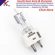 DN-26656 DYR 230 В 650 Вт 230V650W JCD230V-650W 64686 кварц галогенная лампа 8 мм фильм проектор слайд Накладные лампы