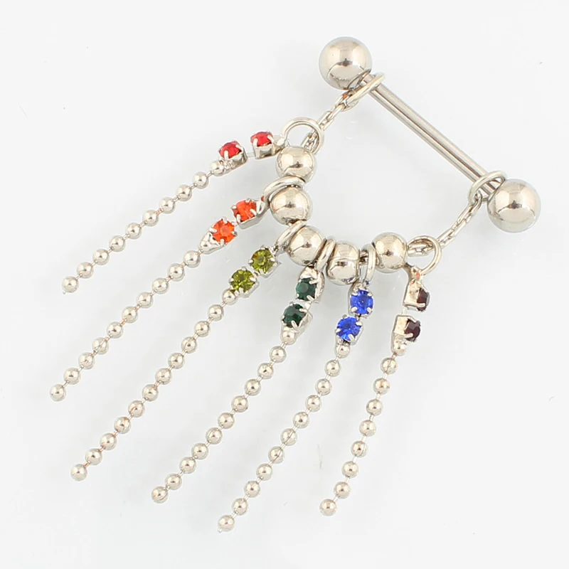 Body jewelry Retail 2 pieces/lot nipple cover Crystal Tassel Nipple