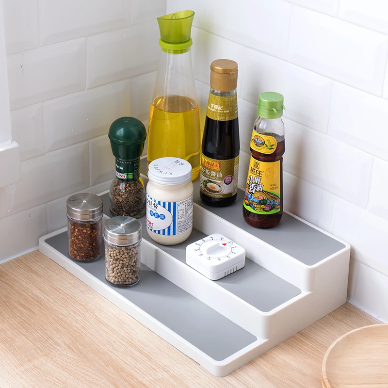 Creative-Kitchen-Desktop-Condiment-Layered-Rack-Three-layer-Skin-Care-Cosmetics-Model-Storage-Container-Ladder-Sundries