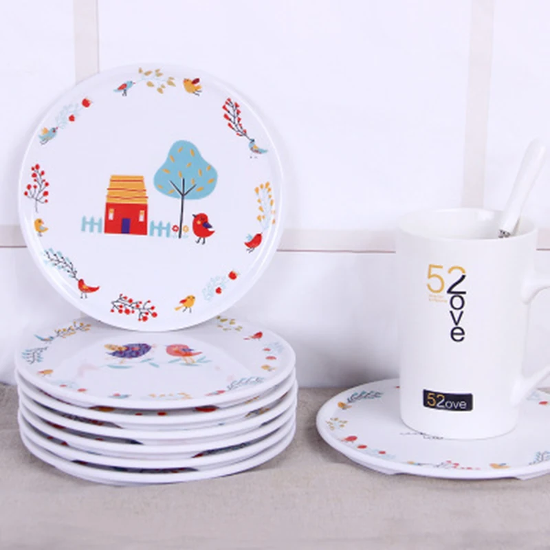 

2PCs Cartoon animal pattern Table Insulation Pad Solid Placemats Non Slip Table Mat Kitchen Accessories Decoration Home Pad