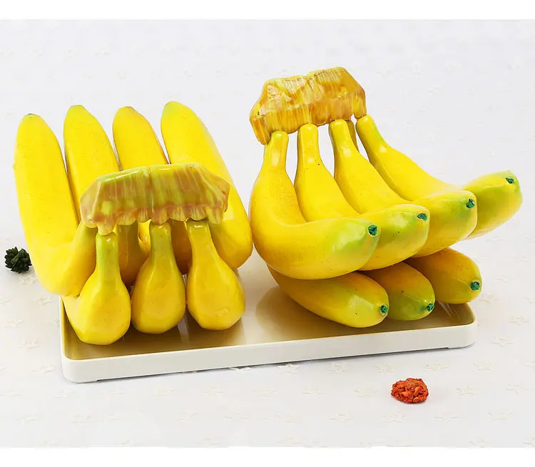 Пена поддельный фрукт банан пластик искусственные фрукты домашний декор для вечеринки поддельные фрукты Декор Аксессуары фотографии реквизит пластик банан