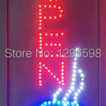 Горячая 10X19 дюймов крытый ультра яркий мигающий Ланч открытый знак led