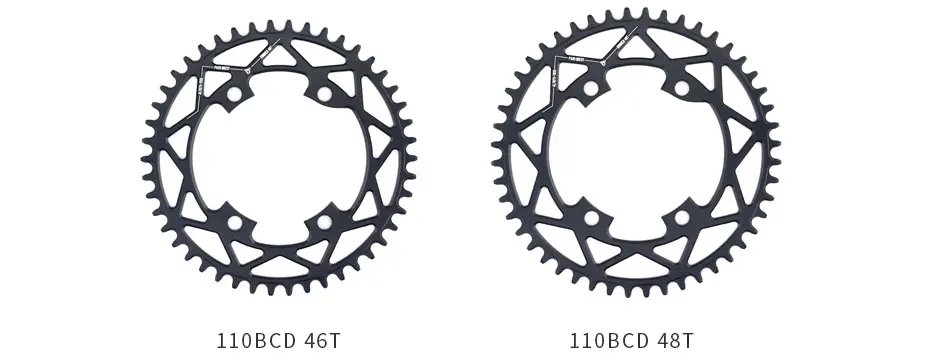 PASS QUEST R110 / 4 BCD 110BCD Round Road Bike Narrow Wide Chainring 40T-52T bike Chainwheel ultegra R7000 R8000 DA9100